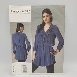 UNCUT Vogue American Designer Rebecca Taylor V1255 Sewing Pattern Limited Ed
